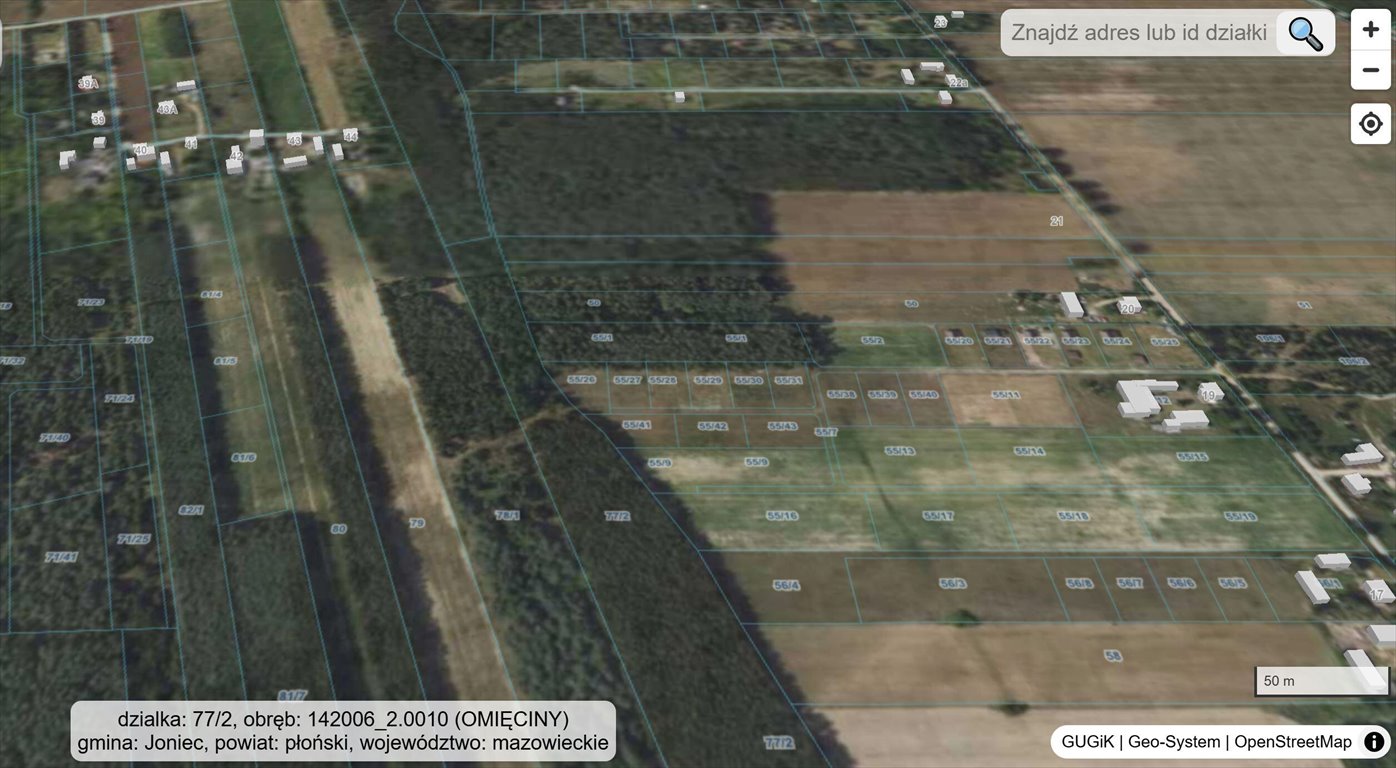 Polecam działkę leśną 23 760 m² w Joncu dla miłośników natury Joniec  23 760m2 Foto 1
