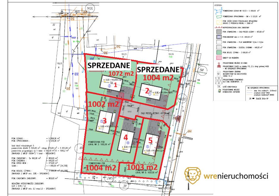 Działki budowlane Sośnica 1000 m², szybki dojazd do Wrocławia Sośnica  1 001m2 Foto 1