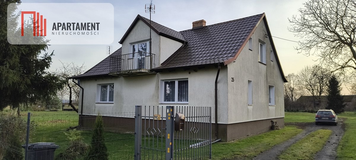 Zapraszam do urokliwego siedliska 1,24 ha z domem i oborą Mątowy Małe  100m2 Foto 1