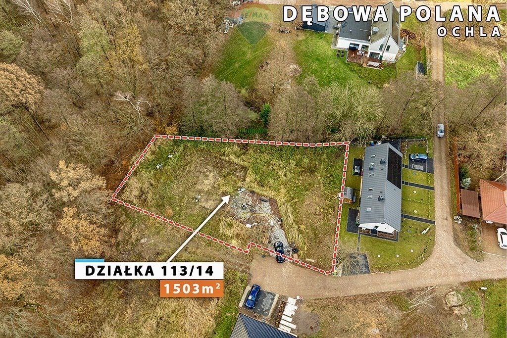 Działka budowlana na sprzedaż Zielona Góra, Ochla, Ochla-Dębowa Polana  1 503m2 Foto 13