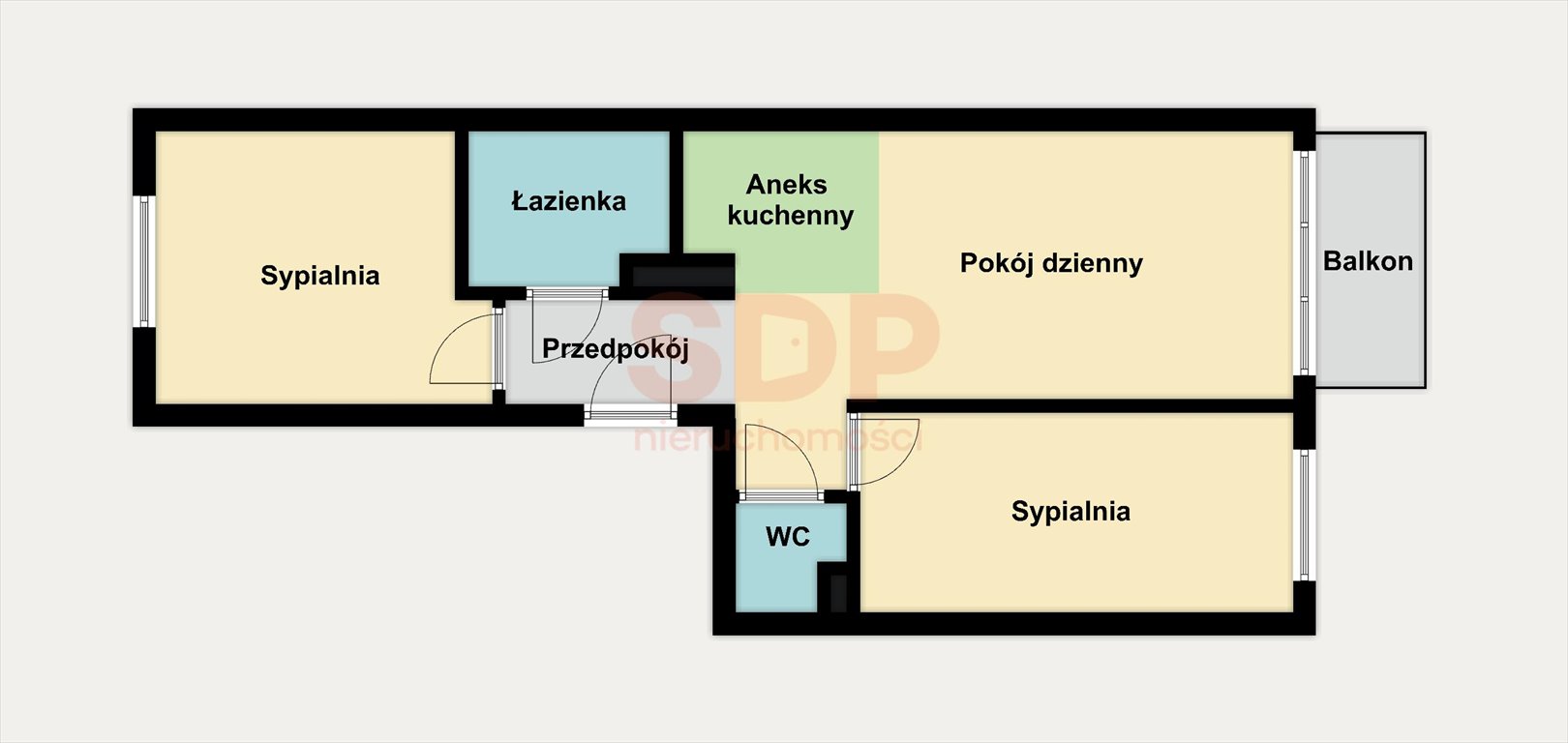 Mieszkanie trzypokojowe na sprzedaż Wrocław, Psie Pole, Sołtysowice, Sołtysowicka  59m2 Foto 1