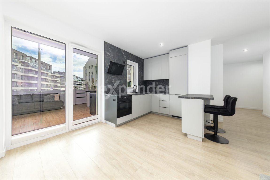 Nowoczesne 3-pokojowe mieszkanie z podwójnym balkonem i Smart Home Wrocław, Jagodno, Drabika  53m2 Foto 1