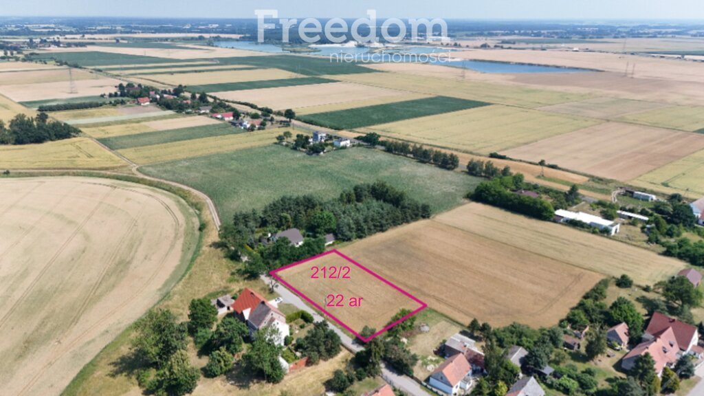 Działka 22 arów z możliwością podziału i dostępem do mediów Sarny Małe  2 200m2 Foto 1