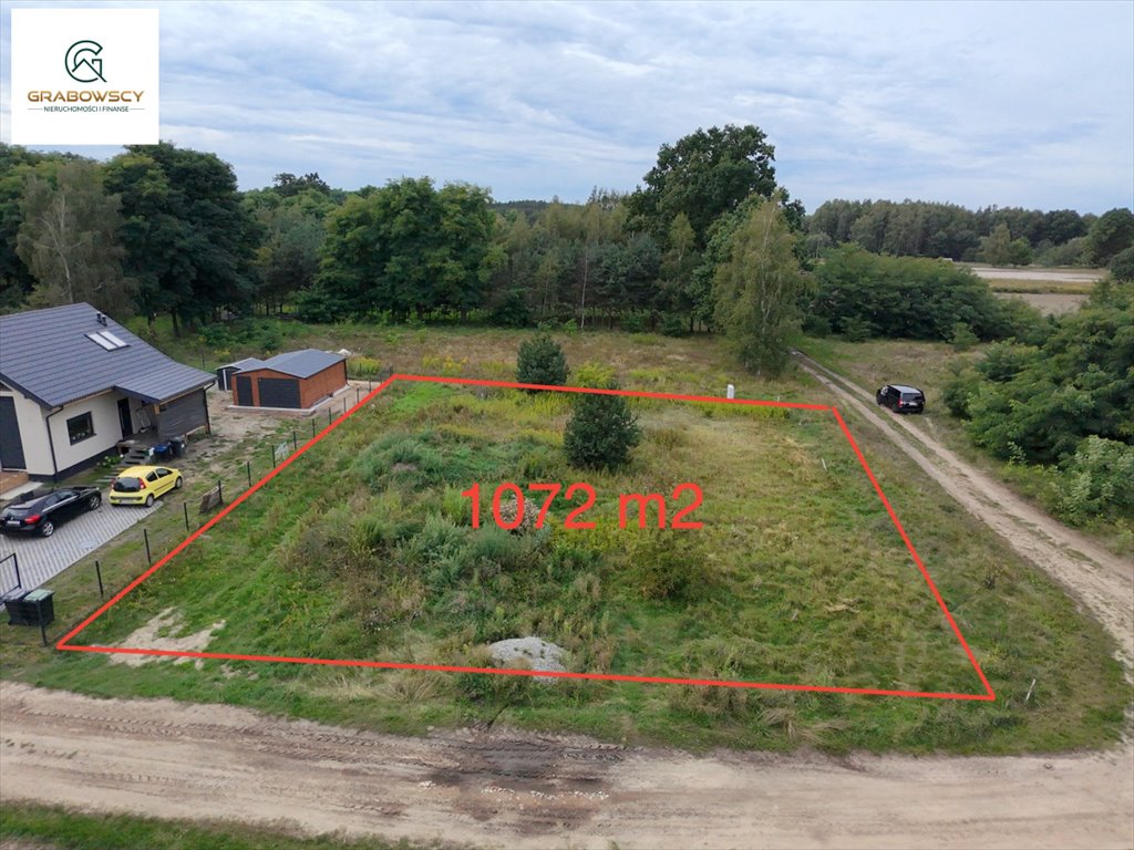 Na sprzedaż działka 1072 m² z pozwoleniem na budowę domu Jaźwiny  1 072m2 Foto 1
