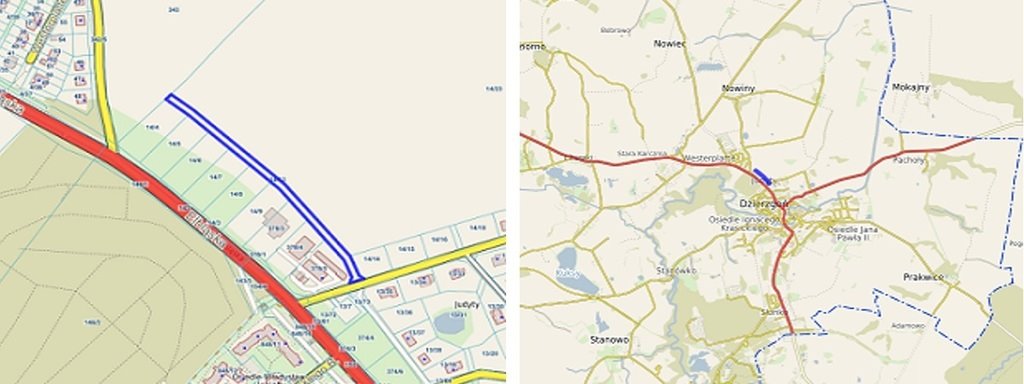 Działka 2,46 ha pod drogę i infrastrukturę w Nowiec Nowiec  2 463m2 Foto 1