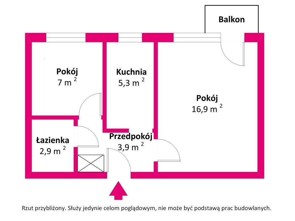 Mieszkanie dwupokojowe na sprzedaż Olsztyn, Fryderyka Leyka  35m2 Foto 1