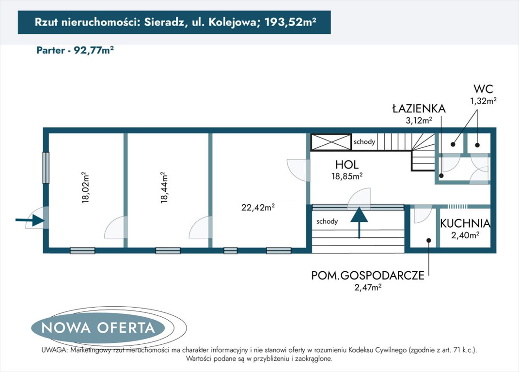 Lokal użytkowy na sprzedaż Sieradz, Kolejowa  663m2 Foto 5