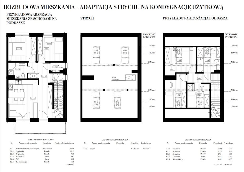 Mieszkanie czteropokojowe  na sprzedaż Zaczernie, zaczernie  57m2 Foto 3