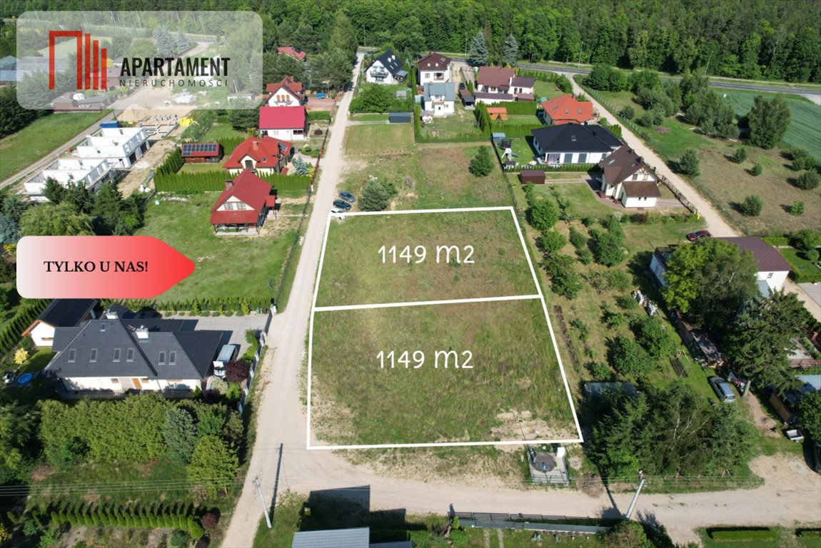 Na sprzedaż dwie działki 1149 m² w Tucholi - idealne pod dom Tuchola  1 149m2 Foto 1
