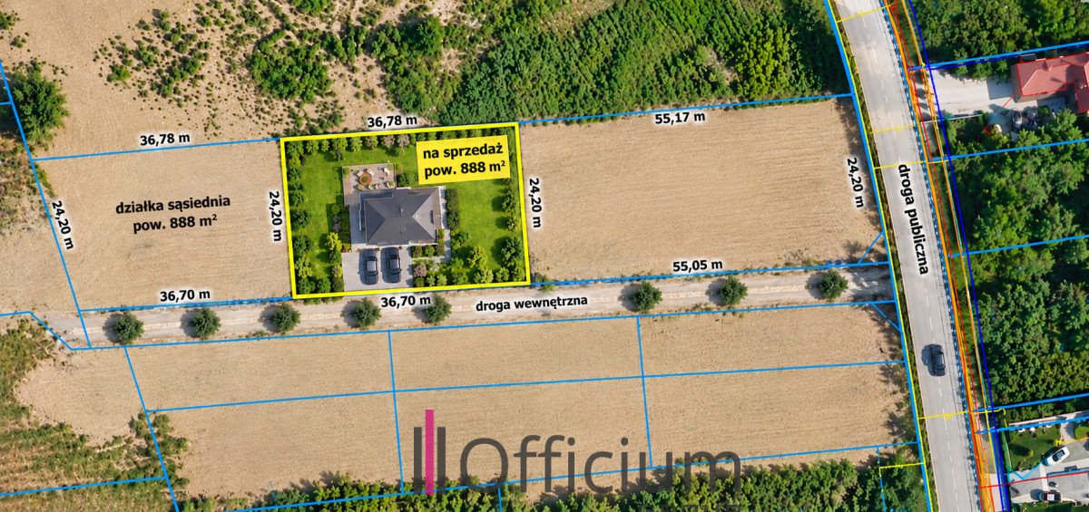 Do sprzedania działka 888 m² z warunkami zabudowy w Otwocku Wielkim Otwock Wielki, Wiślana  888m2 Foto 1