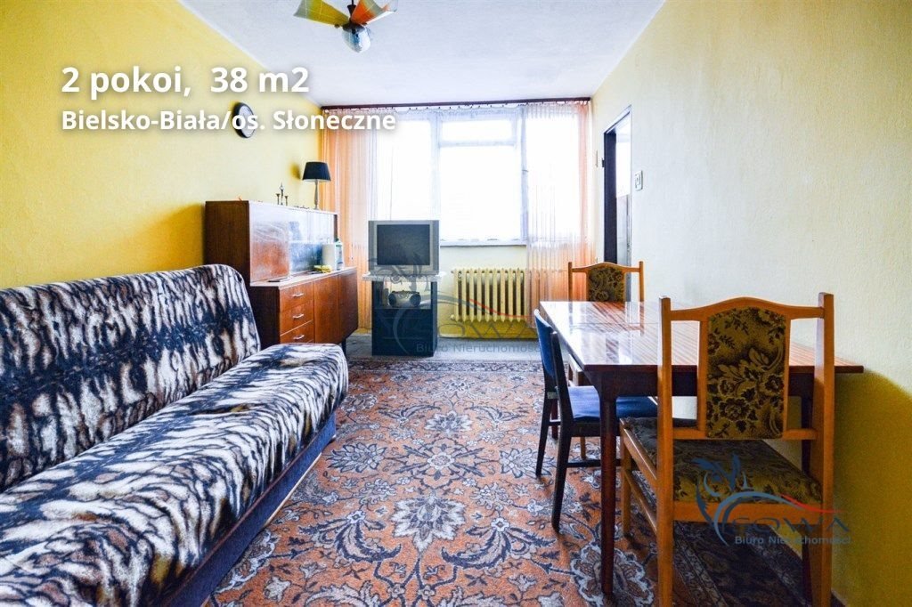 2-pokojowe mieszkanie do remontu z piwnicą i miejscem postojowym Bielsko-Biała, Osiedle Słoneczne  38m2 Foto 1