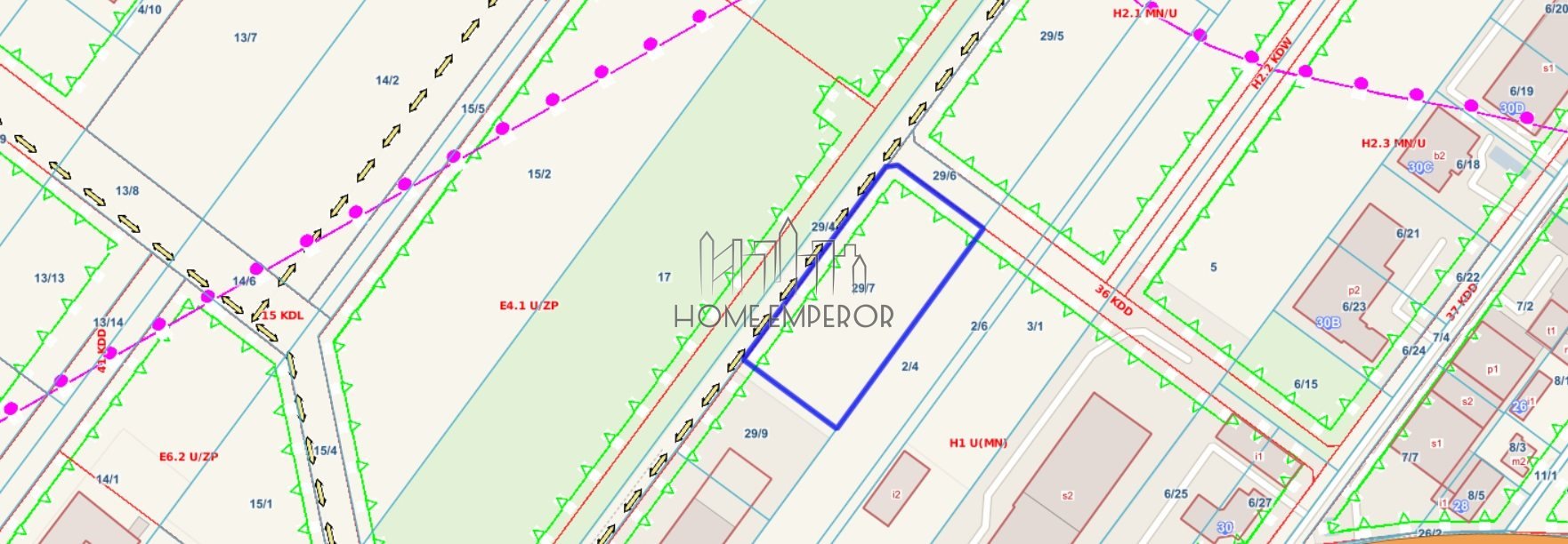 Na sprzedaż działka 3544 m² z funkcjami usługowymi w Ursynowie Warszawa, Ursynów, Jeziorki, Baletowa  3 544m2 Foto 1