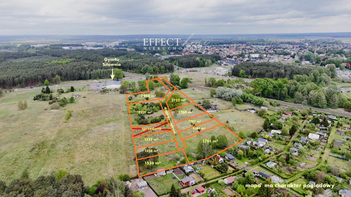 Działki budowlane w Nowej Soli - tereny pod turystykę i rekreację Nowa Sól, Przemysłowa  1 526m2 Foto 1