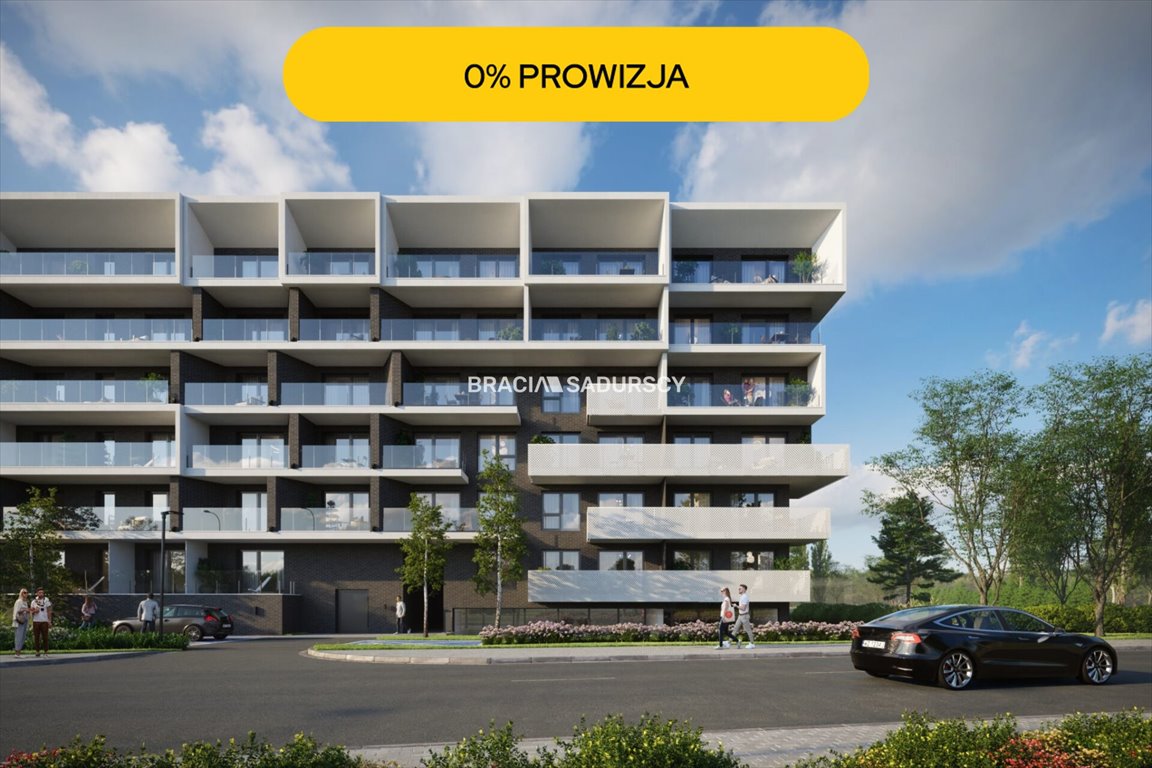 Na sprzedaż nowoczesne 3-pokojowe mieszkanie z dostępem do dziedzińca Kraków, Łagiewniki, Łagiewniki, Wadowicka  65m2 Foto 1