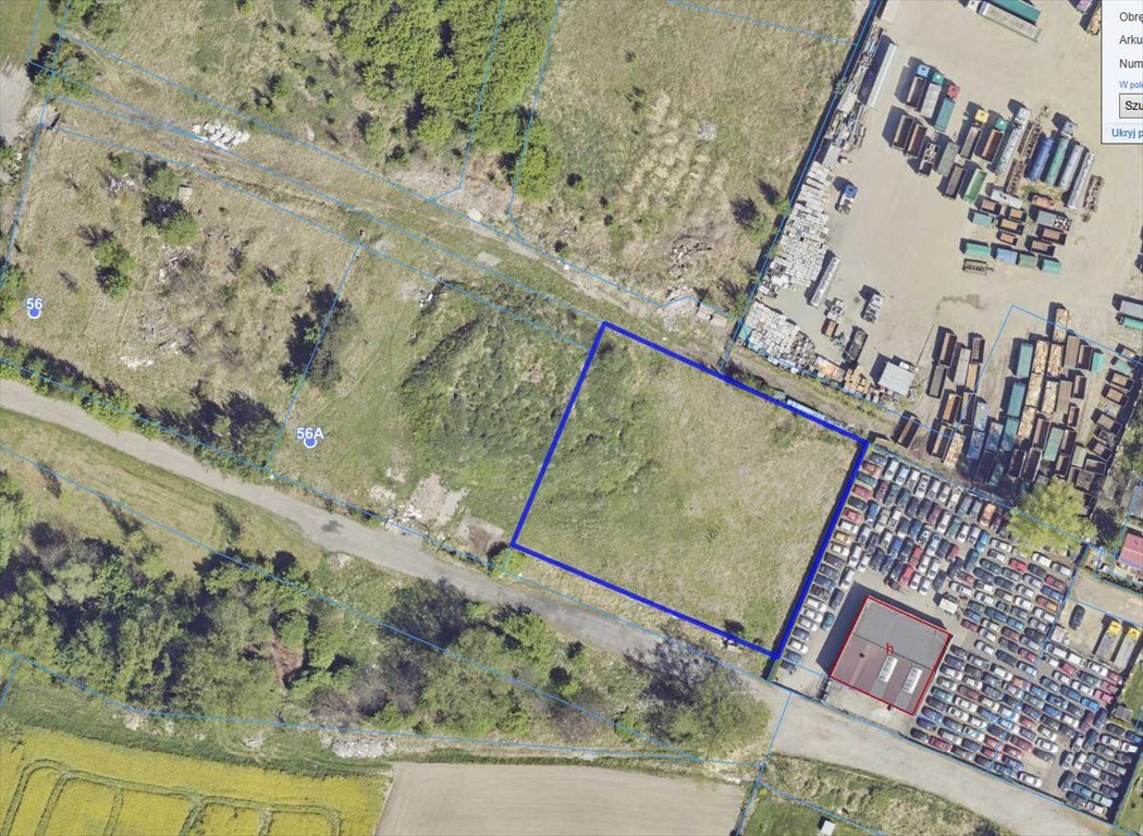 Działka usługowa z pozwoleniem na halę 1000 m2 - Tychy Tychy, Zwierzyniec  2 842m2 Foto 1