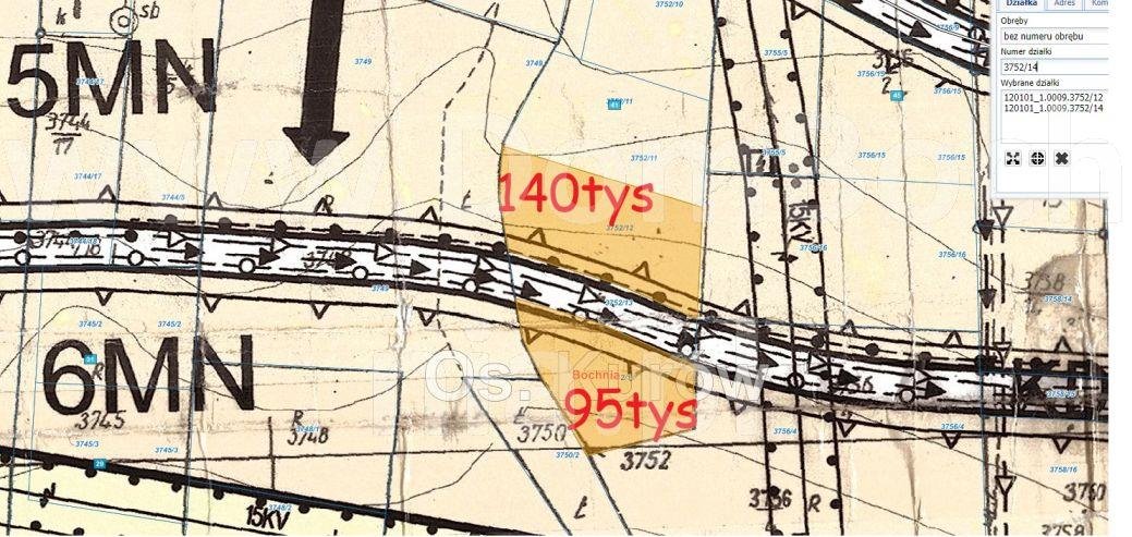 Działka budowlana na sprzedaż Bochnia  891m2 Foto 1