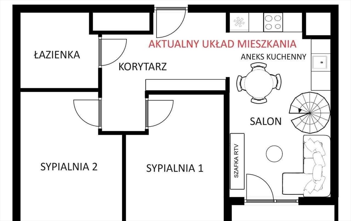 Mieszkanie czteropokojowe  na sprzedaż Poznań, naramowice, ul. Czarnucha  73m2 Foto 2
