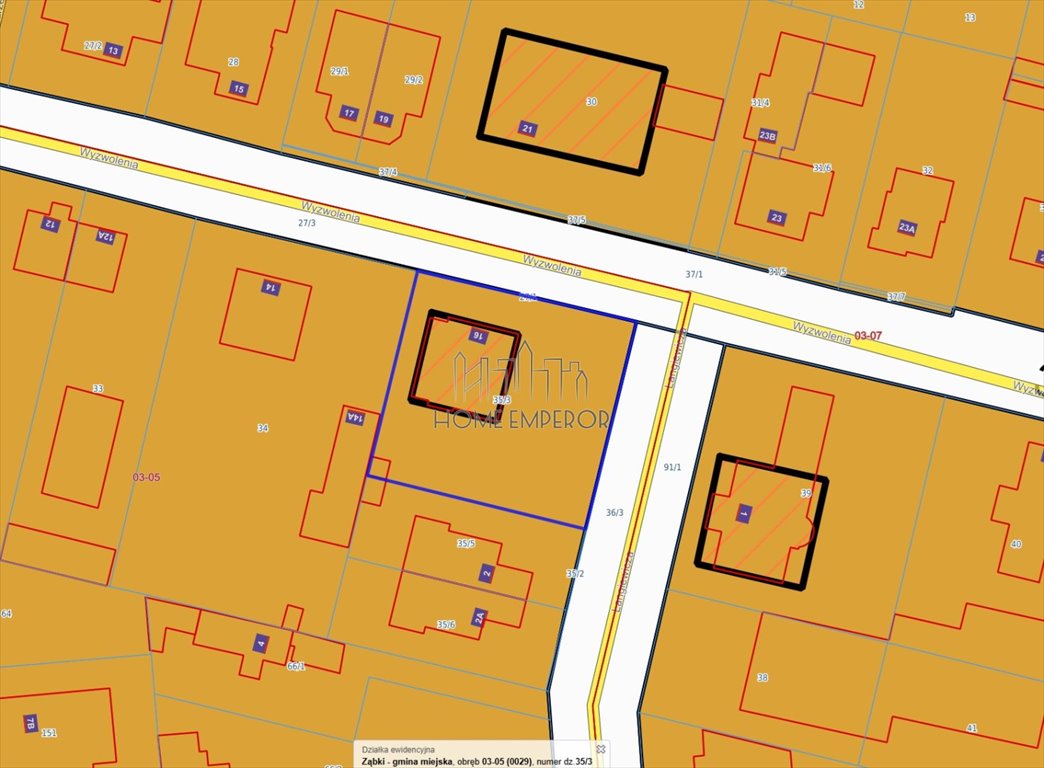 Działka budowlana na sprzedaż Ząbki, Wyzwolenia  1 015m2 Foto 1