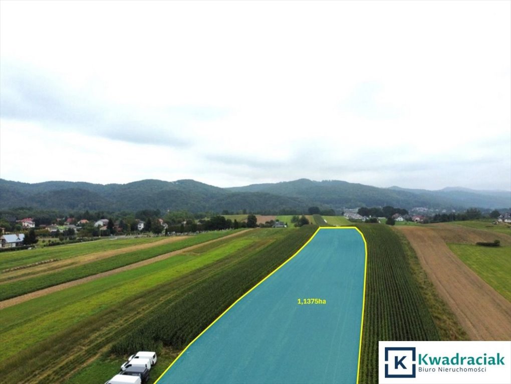 Działka pod dom w Glinicach 11 375 m², lasy i rekreacja Sanok, Glinice  11 375m2 Foto 1