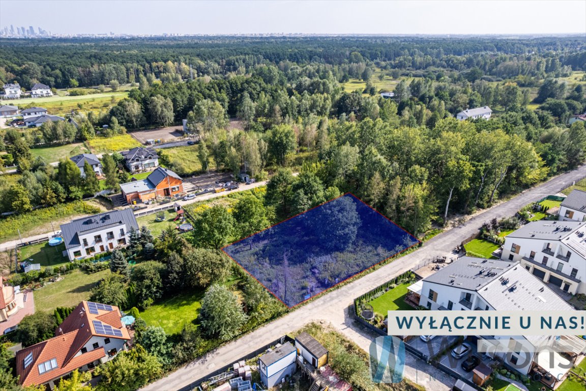 Działka budowlana na sprzedaż Klaudyn, Zbigniewa Wodeckiego  1 078m2 Foto 1