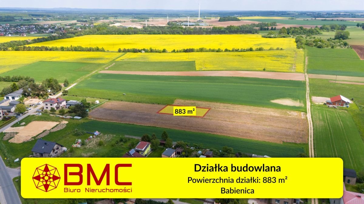 Działka budowlana 883 m² w Babienicy – idealna pod dom! Babienica, Wolności  883m2 Foto 1