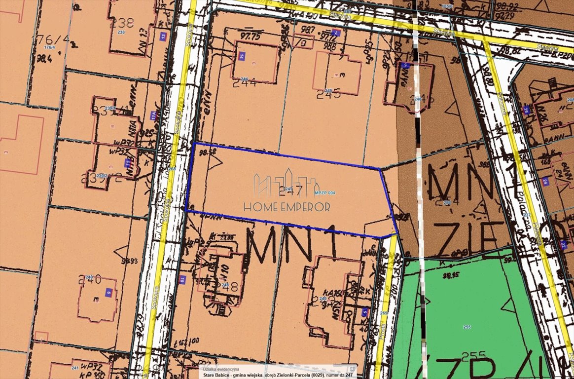Działka 1178 m² pod zabudowę jednorodzinną, media przy granicy Zielonki-Parcela, Spokojna  1 178m2 Foto 1