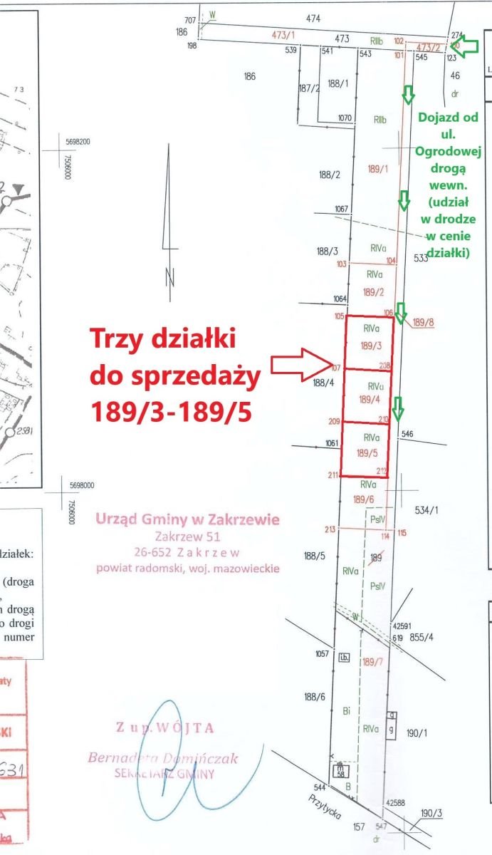 Działka budowlana na sprzedaż Bielicha, Bielicha gm Zakrzew  870m2 Foto 3