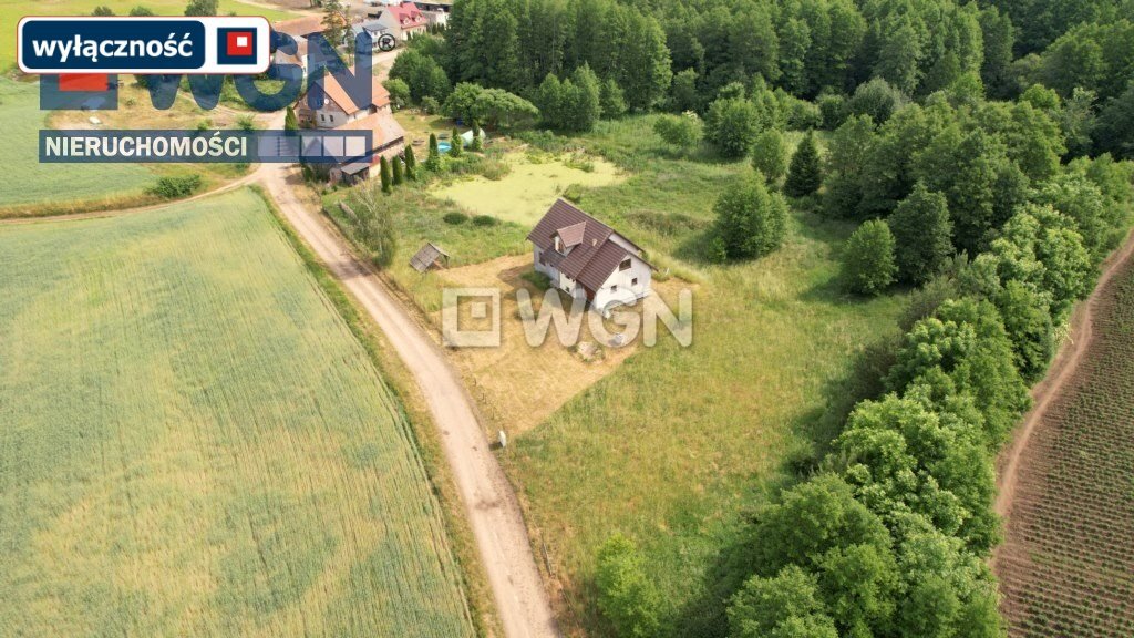 Zapraszam do zakupu działki z stawem i warunkami zabudowy w Bartoszach Bartosze  4 359m2 Foto 1