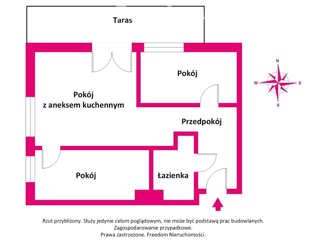 Mieszkanie trzypokojowe na sprzedaż Wrocław, Poświętne, Poświętne  51m2 Foto 10