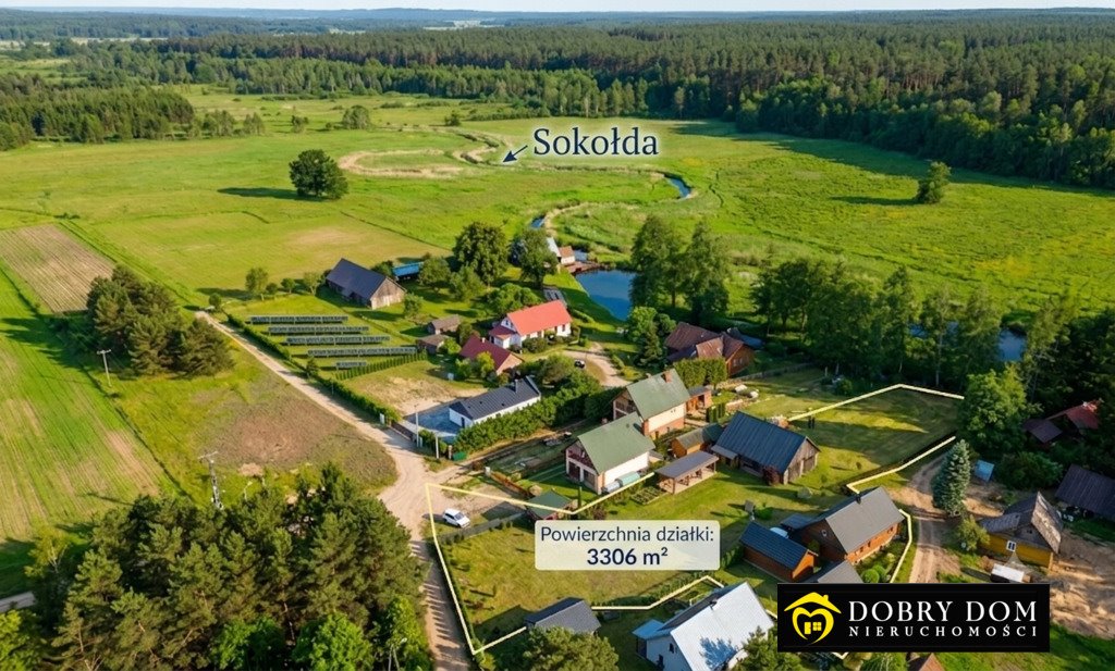 Urokliwy dom nad rzeką w Międzyrzeczu, 3306 m² działki Międzyrzecze  70m2 Foto 1