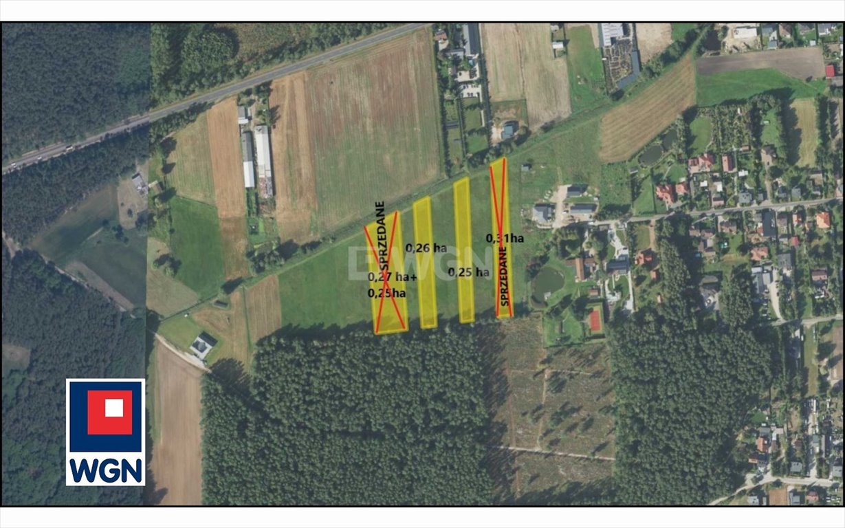 Działki pod lasem w Topoli Osiedle, 0,51 ha, media - polecam! Topola Osiedle, Topola Osiedle, Topola Osiedle  5 100m2 Foto 1