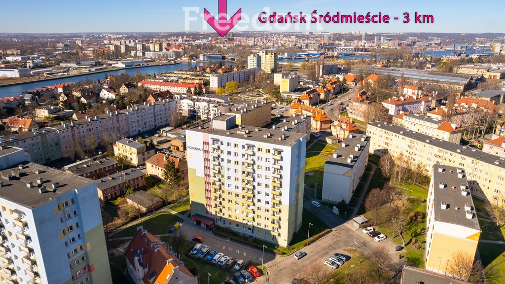 Mieszkanie trzypokojowe na sprzedaż Gdańsk, Karola Dickensa  53m2 Foto 1