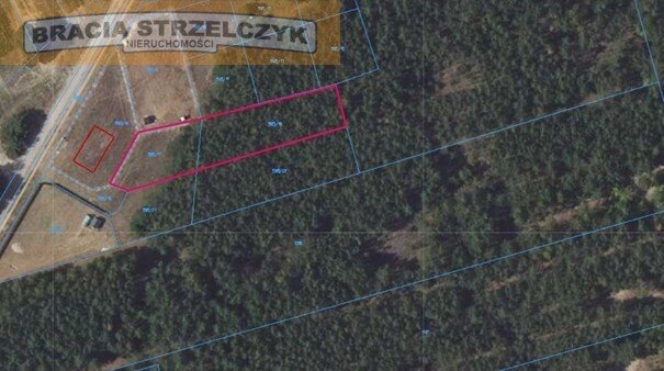 Działka 1446 m² z mediami, las, rekreacja i dom Łacha  1 446m2 Foto 1