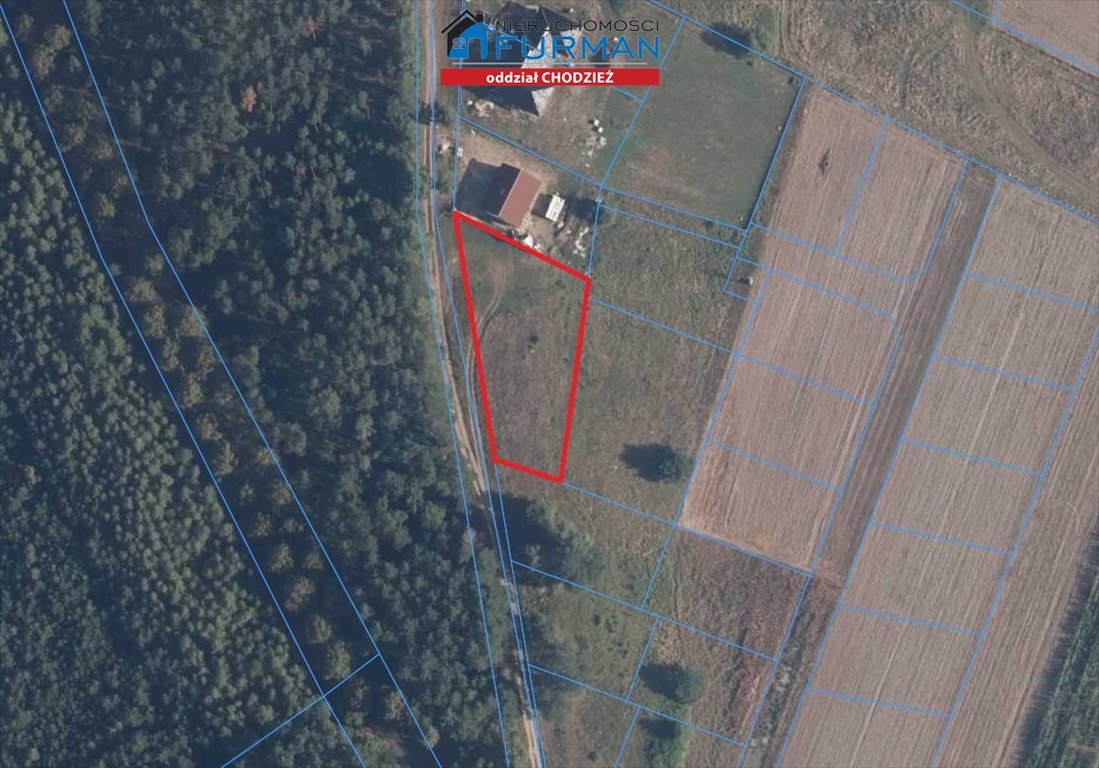 Działka 1654 m² z widokiem na rzekę i las (Krępsko) Krępsko  1 654m2 Foto 1