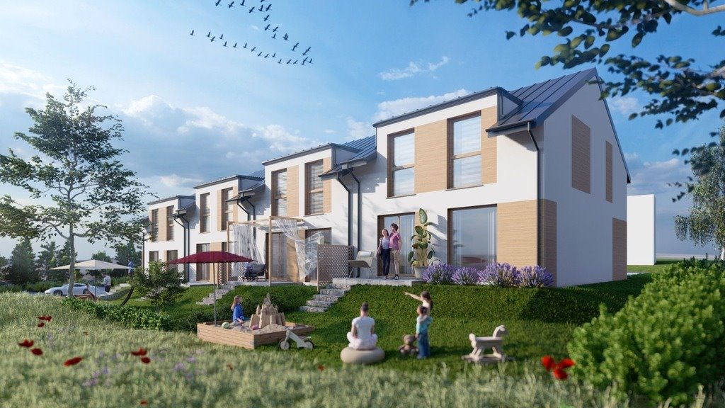 Dom szeregowy 109 m2 z dużym ogrodem i garażem Boguchwała, Techniczna  109m2 Foto 1