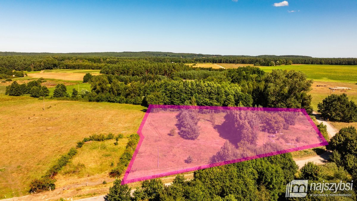 Działka rolno-budowlana z dostępem do mediów, 7,6 tys. m² Wolin, Rabiąż  7 600m2 Foto 1