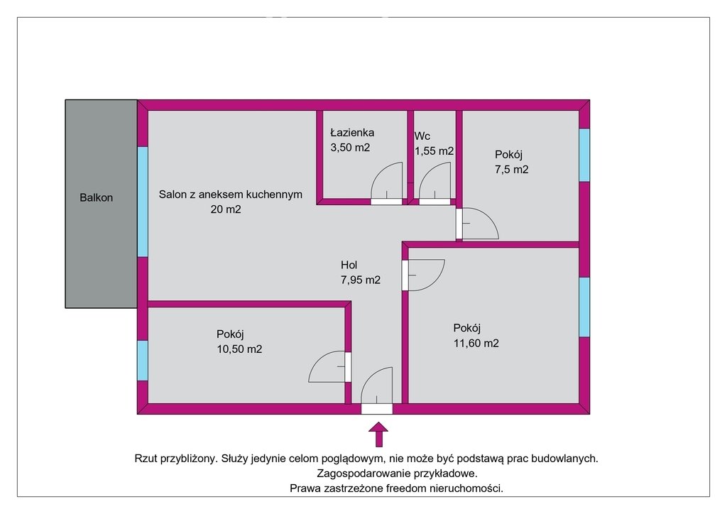 Mieszkanie czteropokojowe  na sprzedaż Iława, Franciszka Smolki  62m2 Foto 11