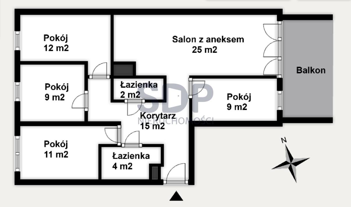 Mieszkanie na sprzedaż Wrocław, Krzyki, Klecina, Przyjaźni  91m2 Foto 2