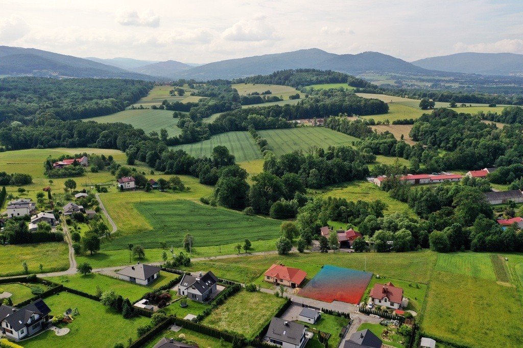 Zapraszam do zakupu działki 970 m² z pozwoleniem na dom Pogórze, Jesienna  974m2 Foto 1