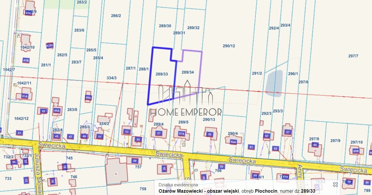 Działka budowlana na sprzedaż Płochocin, Szafirowa  1 220m2 Foto 5