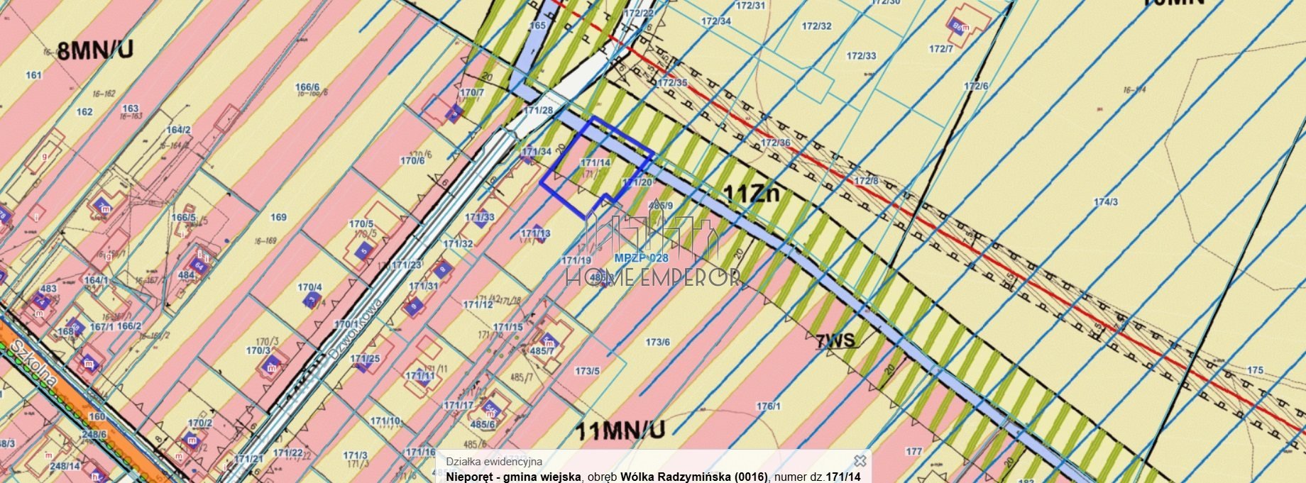 Działka budowlana na sprzedaż Wólka Radzymińska, Szkolna  1 125m2 Foto 1