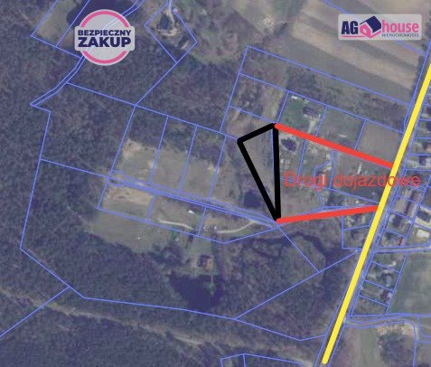 Działka z prywatnym lasem 3431 m², idealna pod dom lub agroturystykę Nowy Dwór Wejherowski, Letniskowa  3 431m2 Foto 1