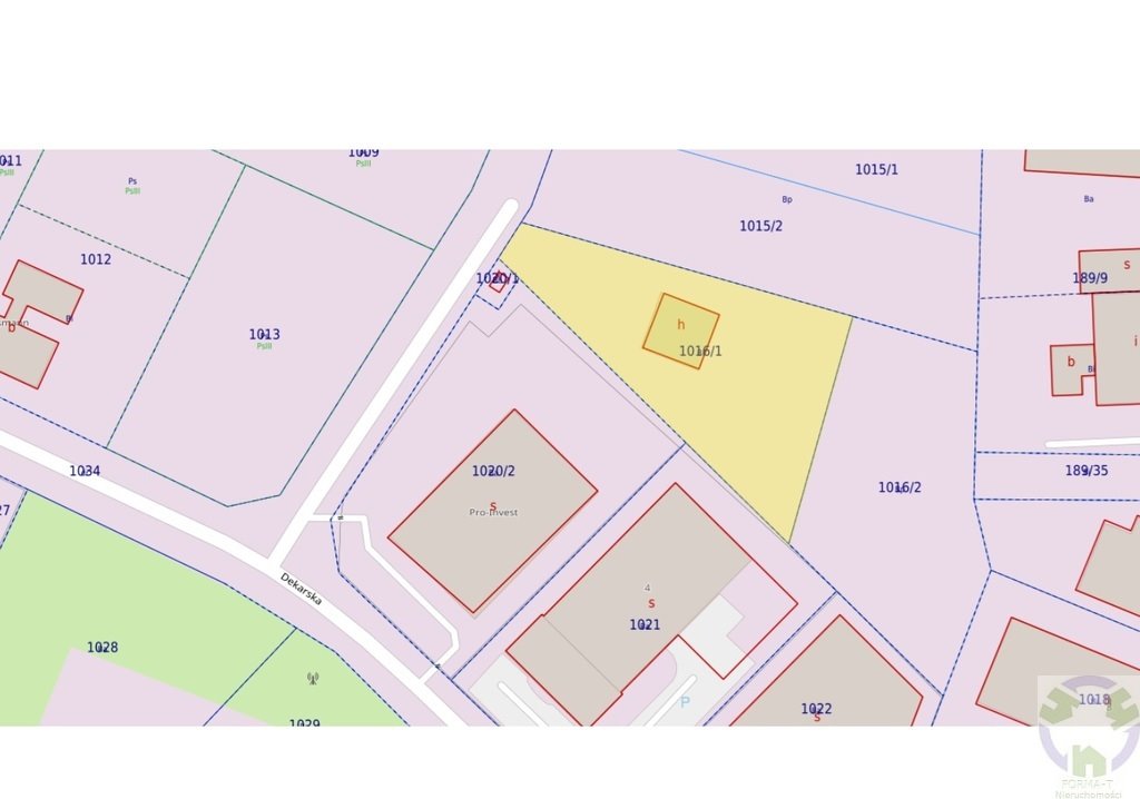 Działka 1670 m² z biurami i magazynem, Rusocin Rusocin, Dekarska  1 670m2 Foto 1