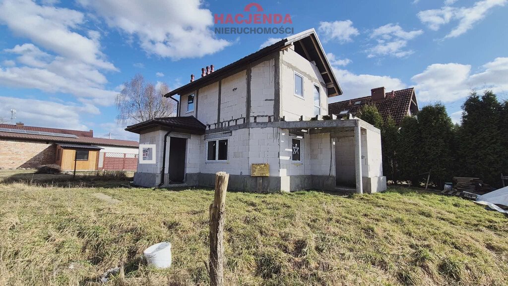 Dębostrów: Dom w stanie surowym z tarasem i własną studnią Dębostrów  80m2 Foto 1