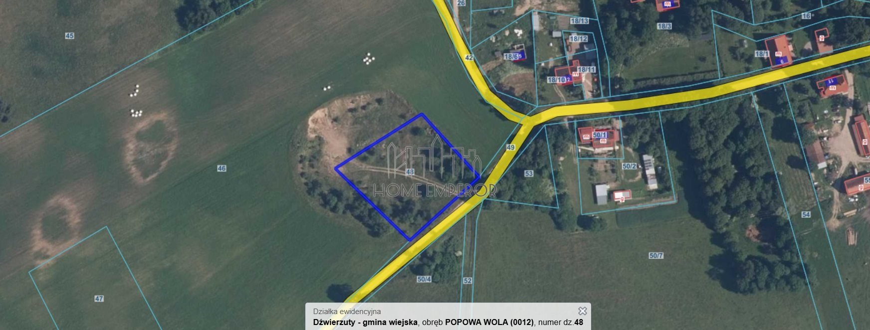 Działka budowlana na sprzedaż Popowa Wola  3 600m2 Foto 1