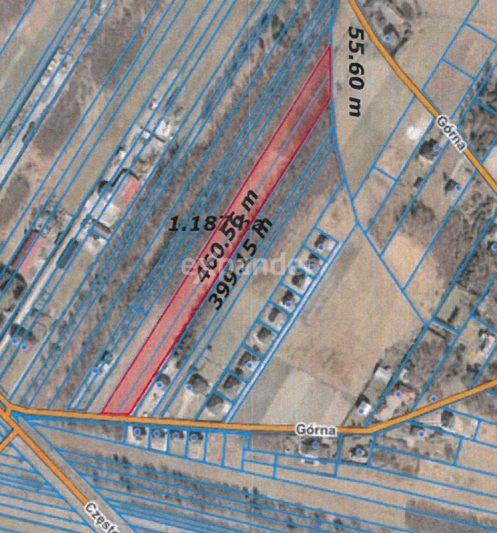 Działka 990 m² pod dom lub inwestycję w Gruszewni Gruszewnia, Górna  990m2 Foto 1