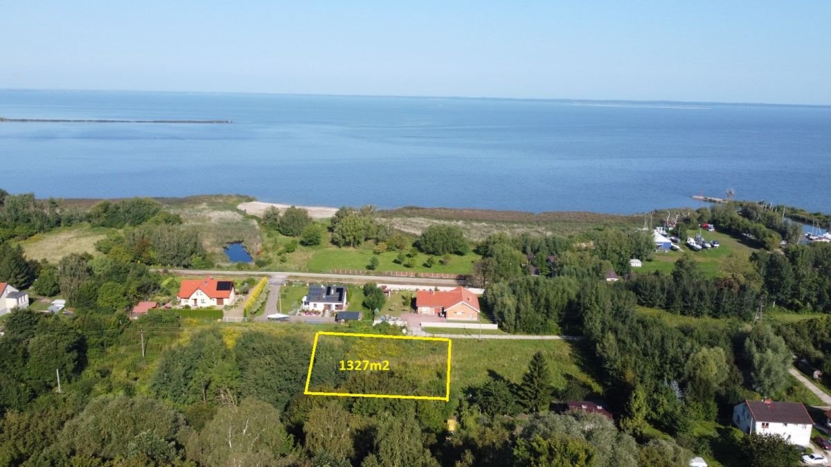 Do sprzedania działka 1327 m² w Suchaczu nad Zalewem Wiślanym Suchacz, Portowa  1 327m2 Foto 1
