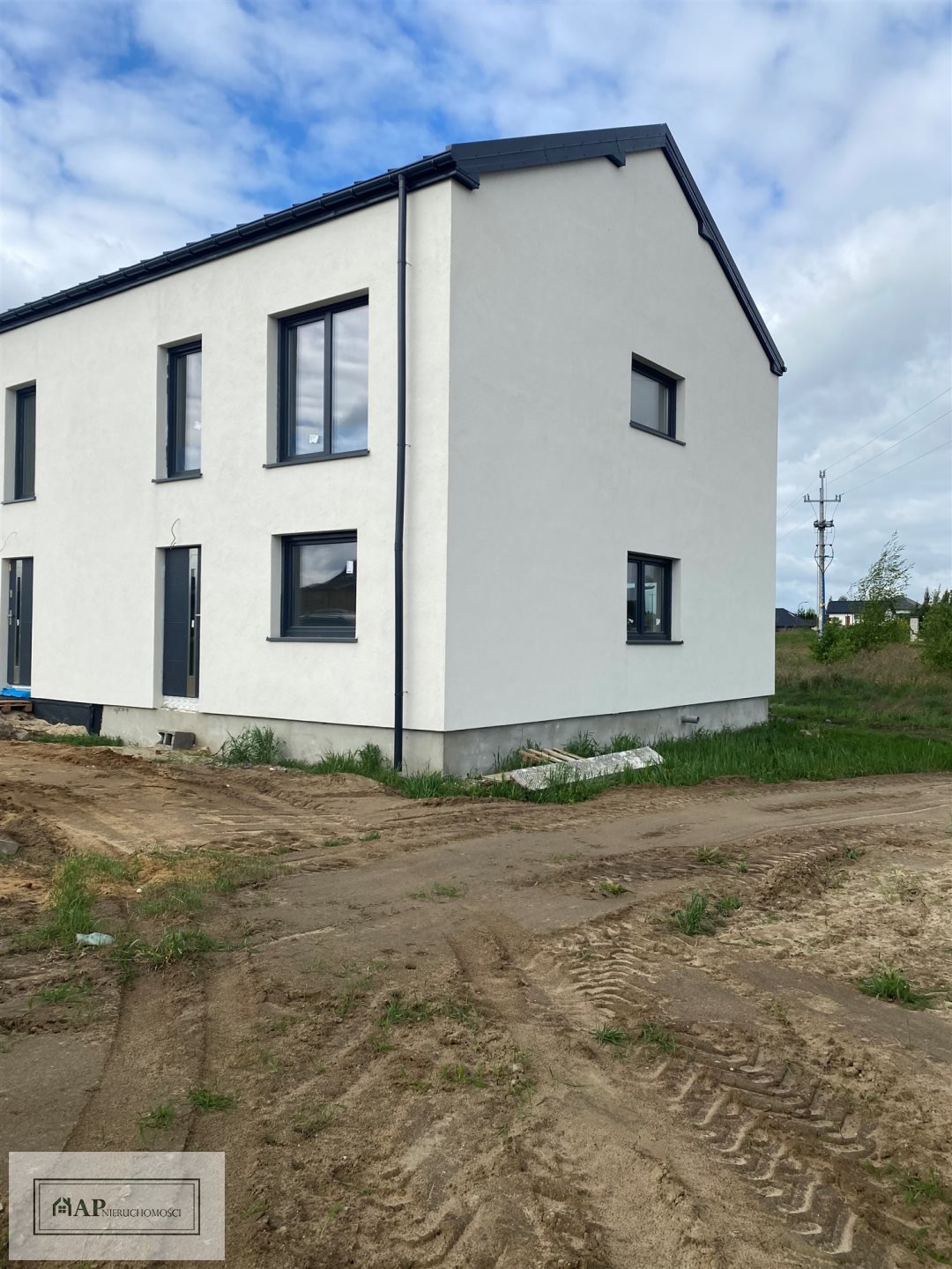 Nowoczesny bliźniak 104 m² z ogrodem w Woli Podłężnej Konin, Wola Podłężna, Wola Podłężna, Aroniowa  104m2 Foto 1