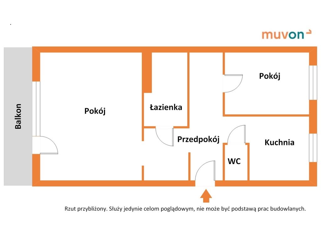 Mieszkanie dwupokojowe na sprzedaż Łódź, Bałuty, Łososiowa  56m2 Foto 4