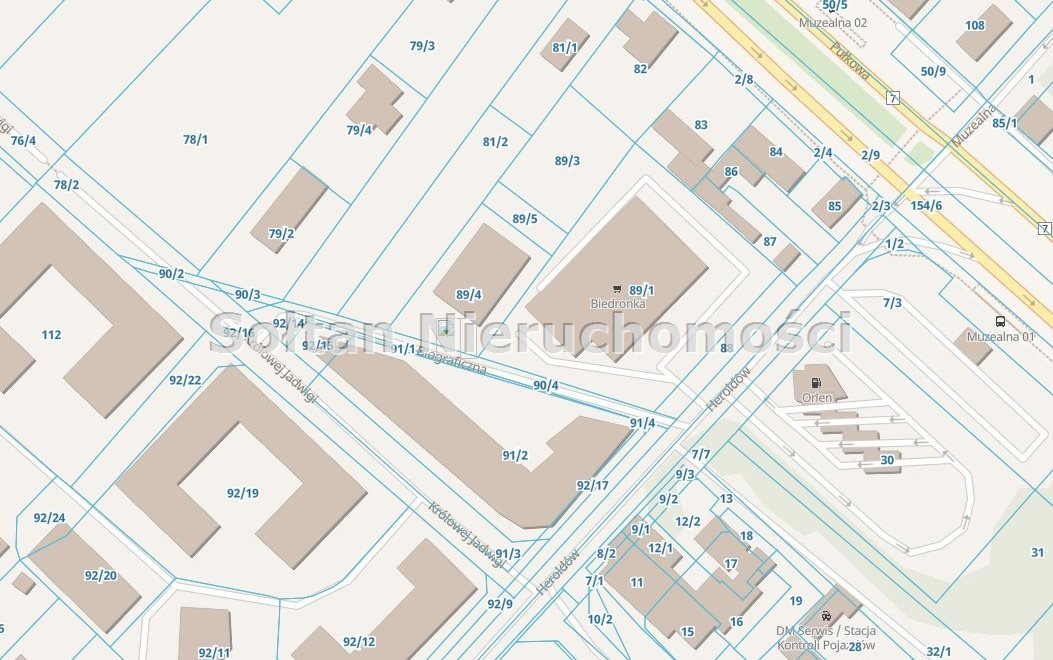 Działka 1700 m² z planem zagospodarowania, usługowa i mieszkaniowa Warszawa, Bielany, Młociny  1 700m2 Foto 1